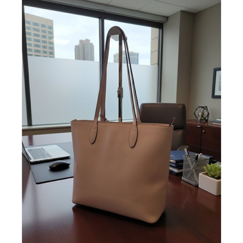 Kate Spade New York Kerri Medium Pink Smooth Leather Tote Shoulder Bag - Picture 4 of 16